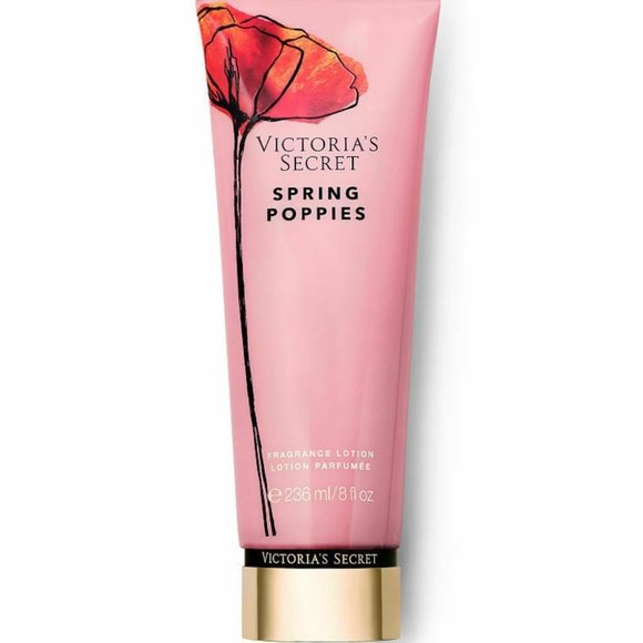 VS Spring Poppies Body Lotion 8 FL Oz - Picture 1 of 7